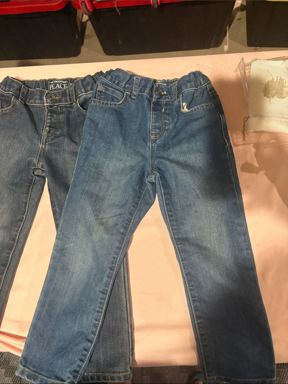 The Children's Place Kids Stretch Denim Jeans - Light & Medium Blue
